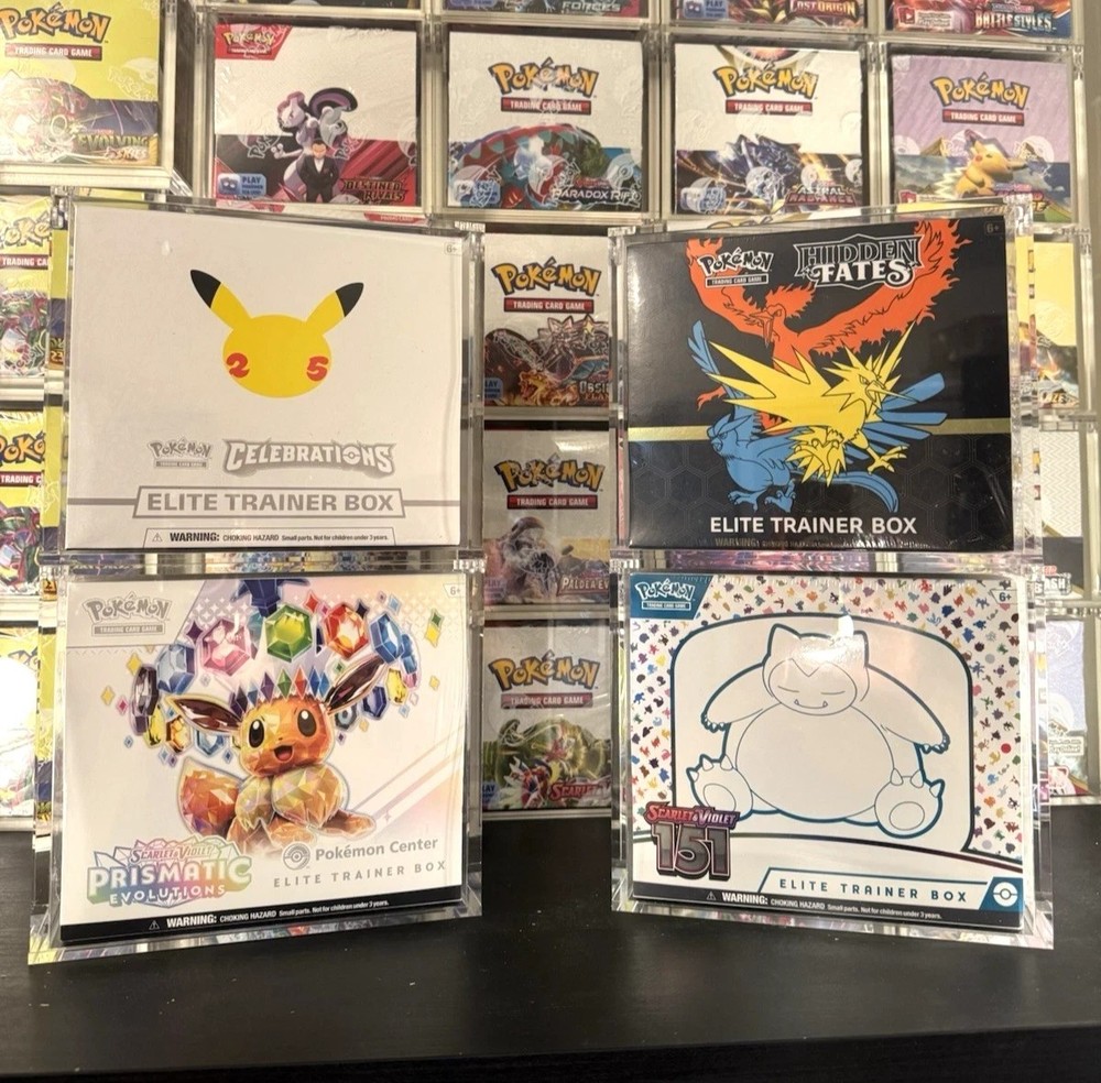 POKEMON ETB DISPLAY MAGNETIC CASE PROTECTOR ELITE TRAINER BOX PREMIUM QUALITY