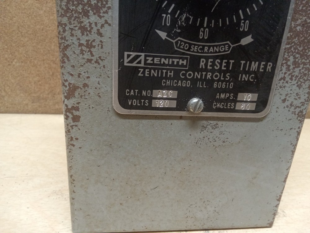 Zenith Reset Timer 120Sec Range AZC 120V 10A