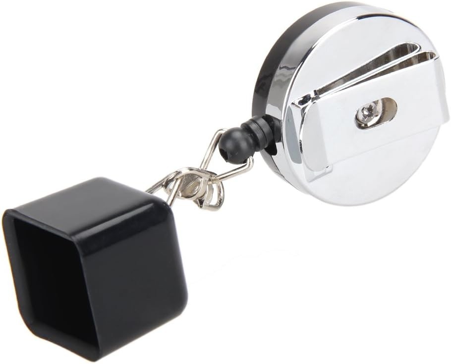 Retractable Billiards Pool Chalk Holder with Belt Clip - Convenient & Practical