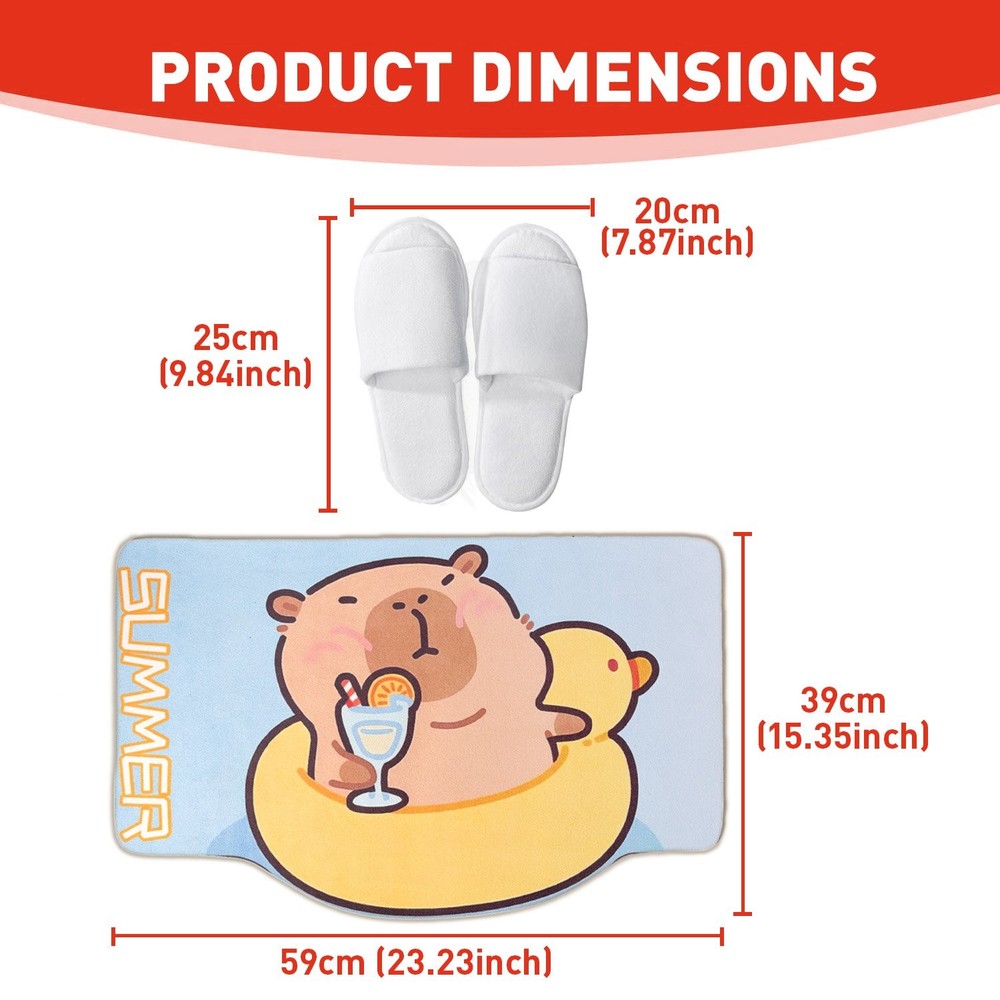 Absorbent Bath Mat Magic Rug, Quick Drying Mat Magic Bath Mat Non-Slip Floor