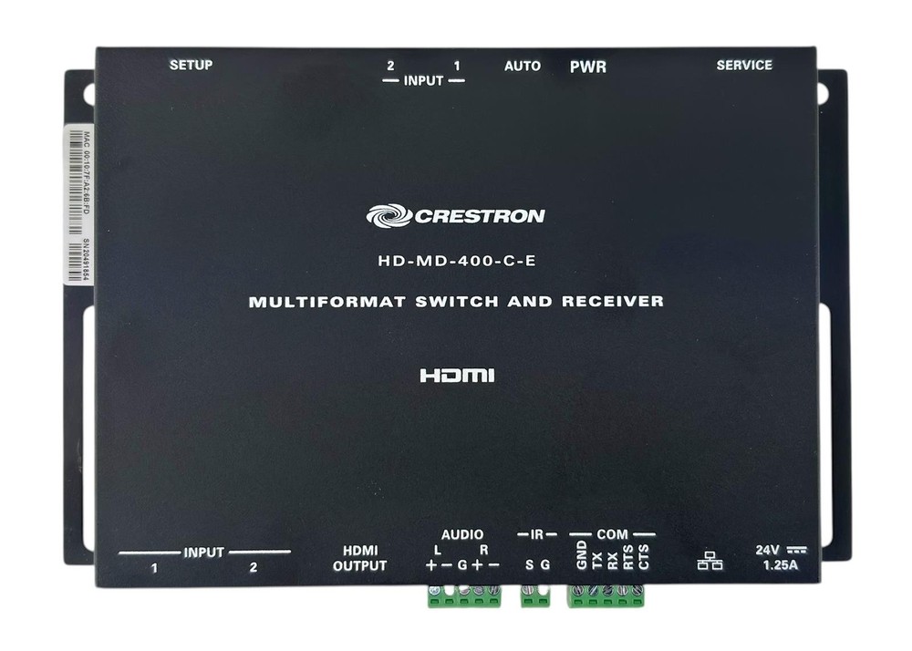 Crestron HD-MD-400-C-E Multiformat Switcher Receiver - Receiver Only 6507781