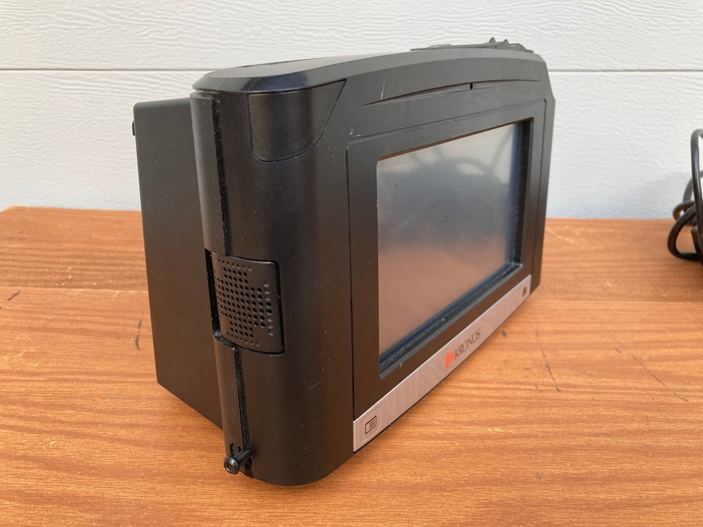 Kronos InTouch 9100 Time Clock with AC Adapter & Biometric Reader 8609100-008