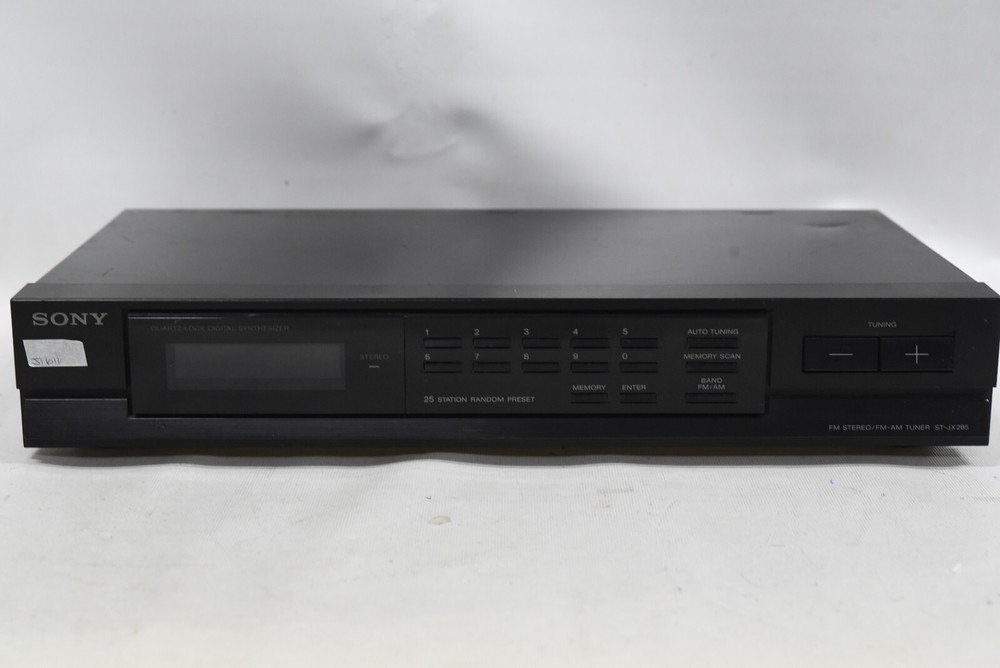 SONY ST-JX285 AM/FM Stereo Tuner Component UNTESTED AS IS - Dedicated Component