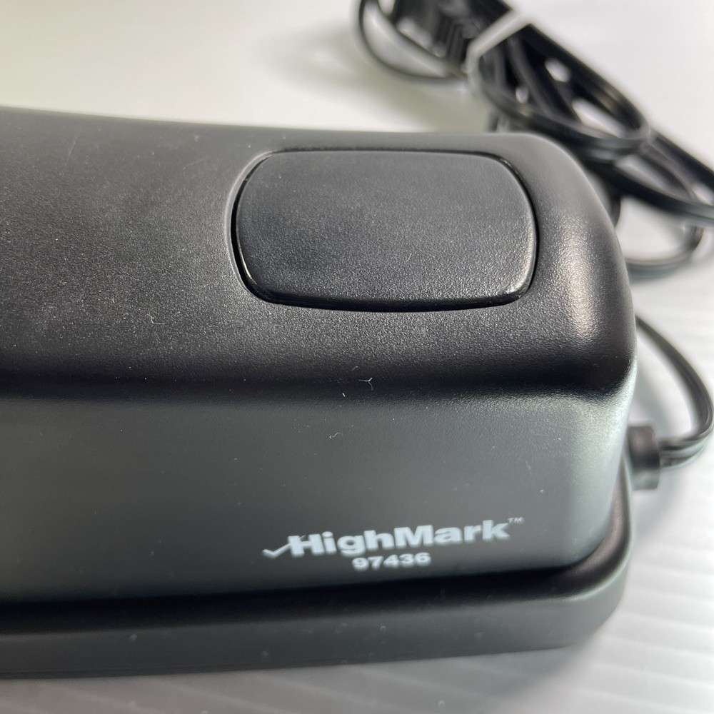 HighMark 97436 Black Automatic Electric Stapler EUC Tested Works