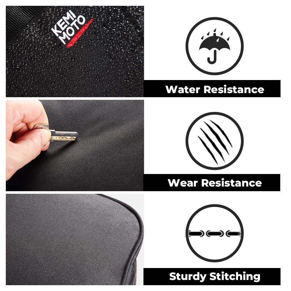 2PCS Motorcycle Saddlebag Liners Inserts Side Case Bag for Electra /Street Glide