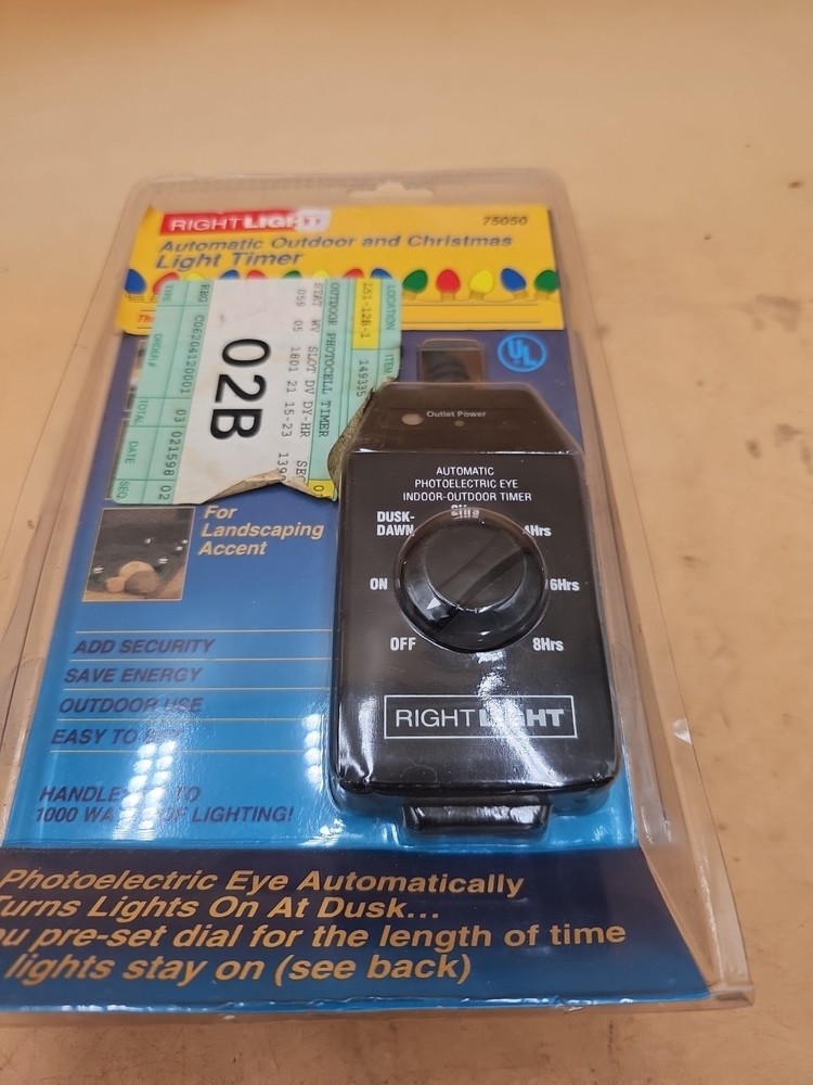 Right Light 75050 Automatic Photoelectric Eye Timer.