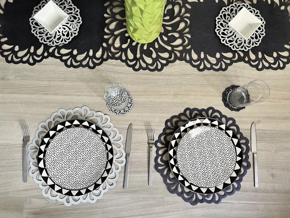 Fiore Double-Sided Coasters set of 4