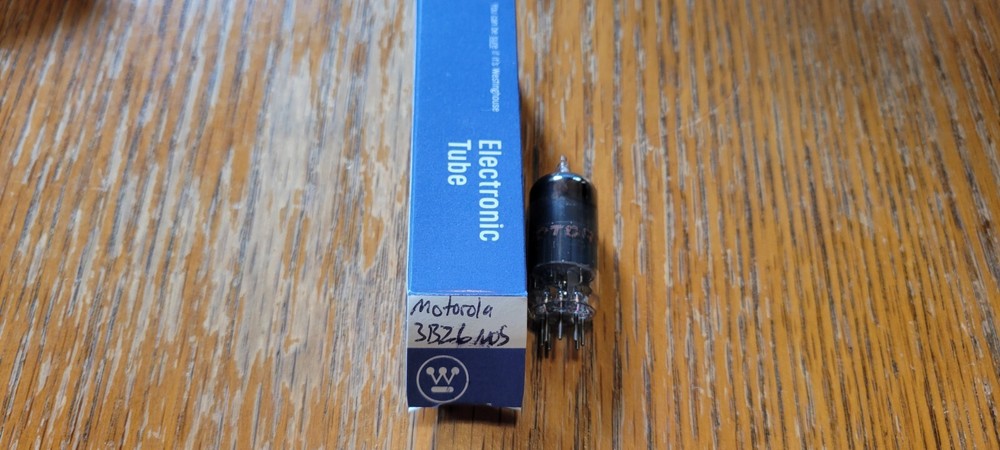 (4) Motorola NOS 3BZ6 Vacuum Tubes Tested