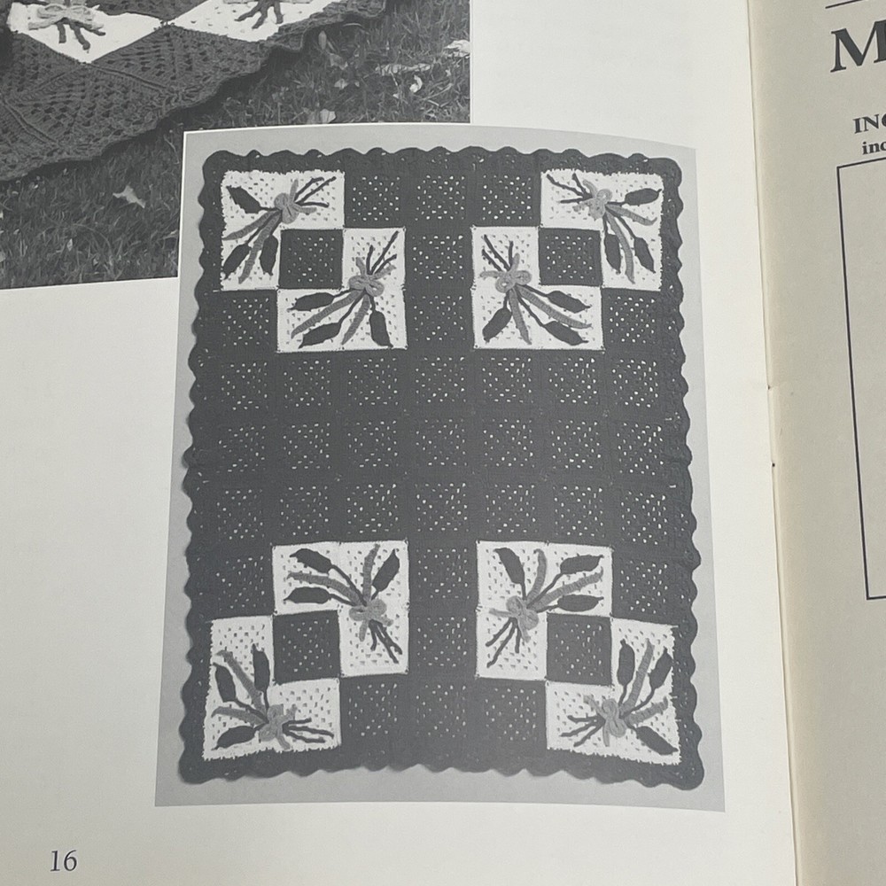 ASN Afghans From Nature 5 Designs Crochet Pattern