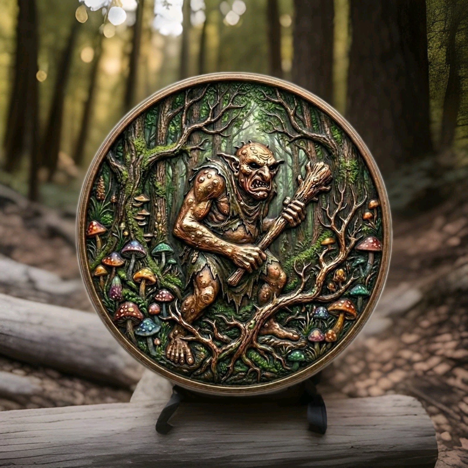 5 Troy Ounces Fine Copper The Troll: Mythical Creatures Mintage 1,000 PRE-ORDER