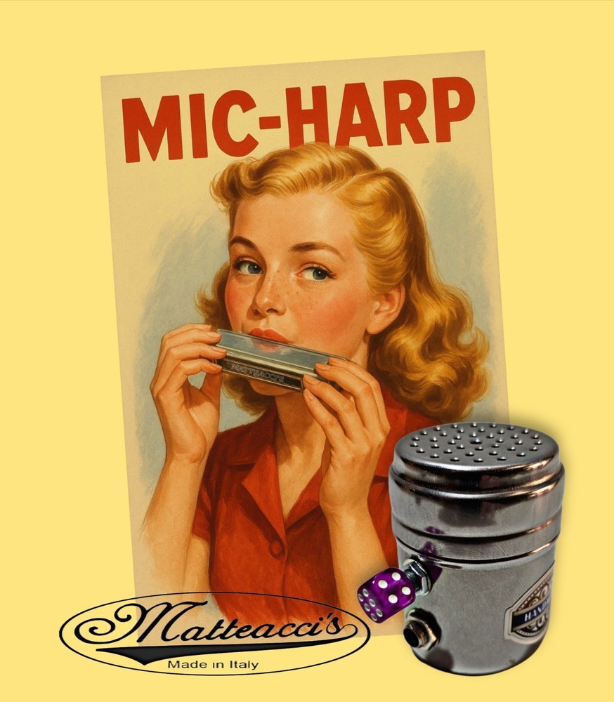 Matteacci's Universal Tin Can Microphone For Harmonic A Mocca