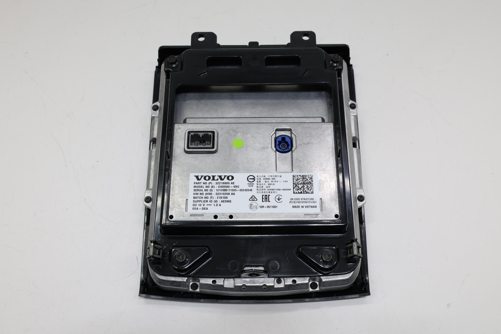 2021 - 2025 VOLVO XC60 FRONT DASH CENTER DISPLAY SCREEN MONITOR 9" OEM 32218885