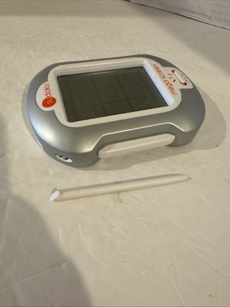 2005 TECHNO SOURCE MEGA SCREEN LIGHTED TOUCH SCREEN SUDOKU HANDHELD GAME