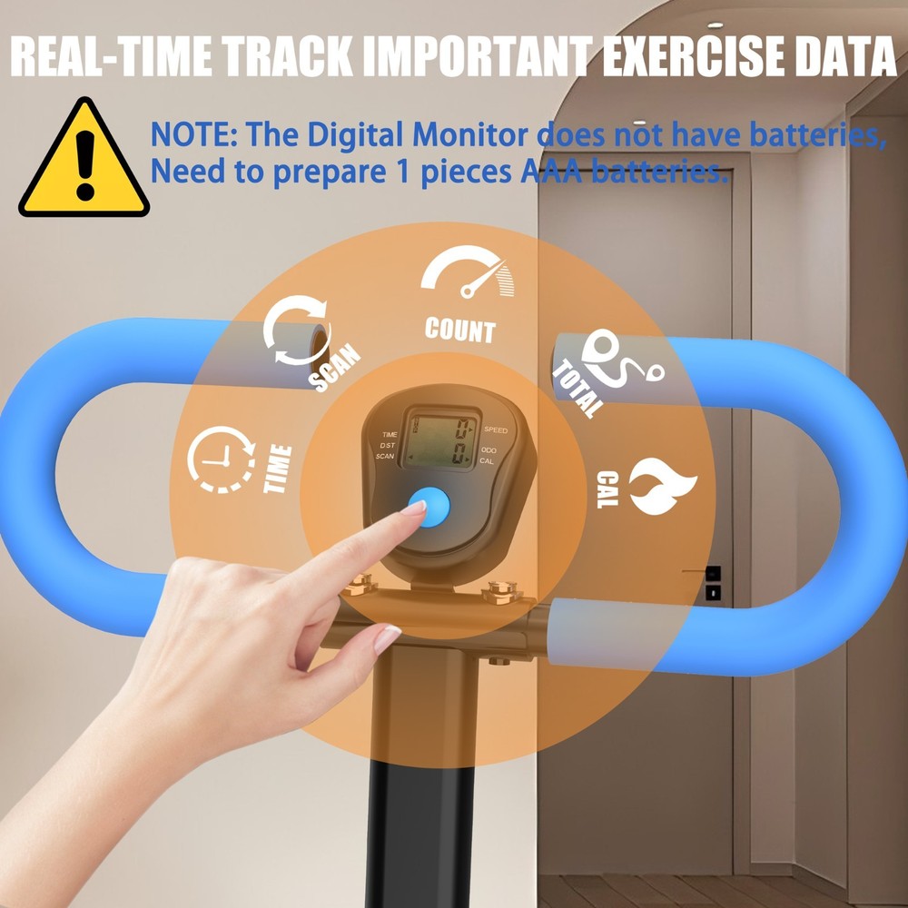 Adjustable Vertical Climber - Stable Stair Stepper for Full-Body Home Workout