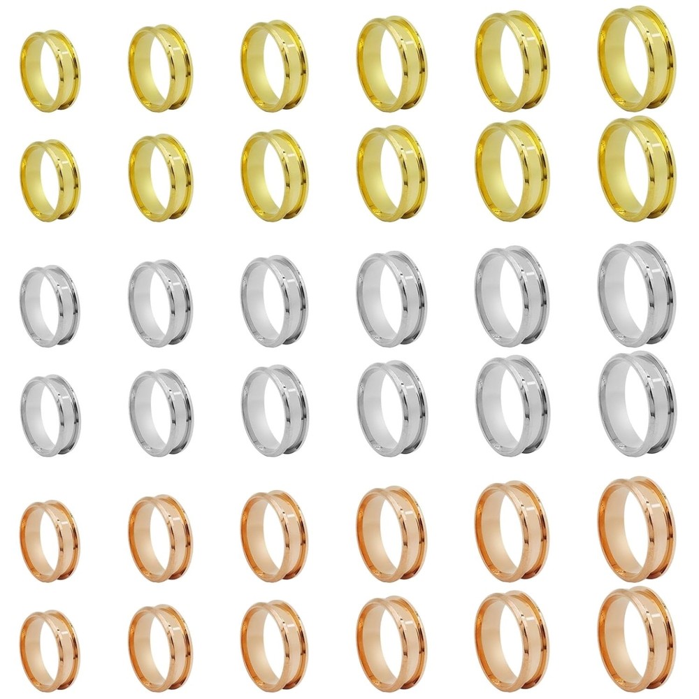 Core Ring Blanks for Jewelry Making - 6 Sizes