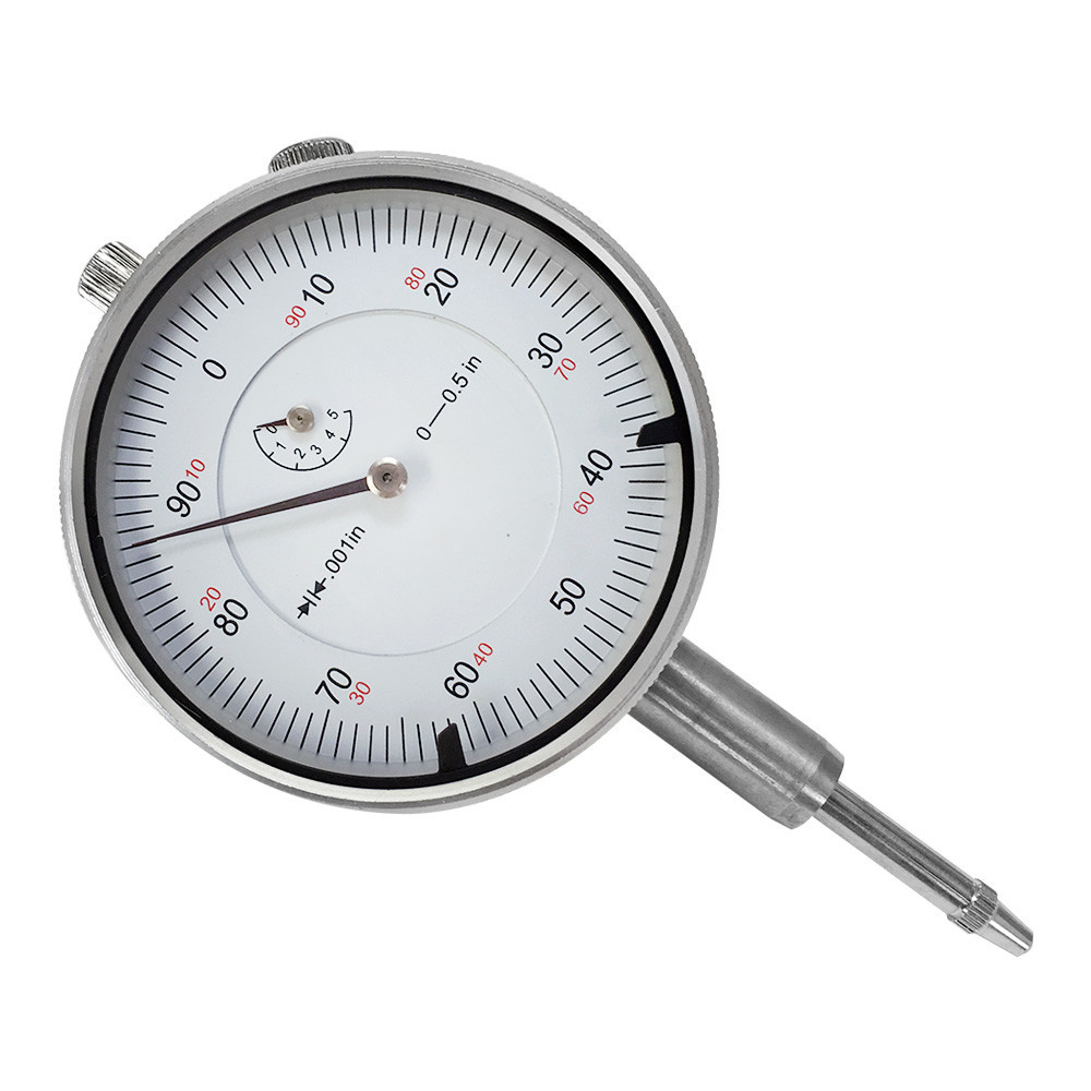 0-0.5" Range High Precision Dial Test Indicator Tool Lug Back Dial Face 2-1/4''