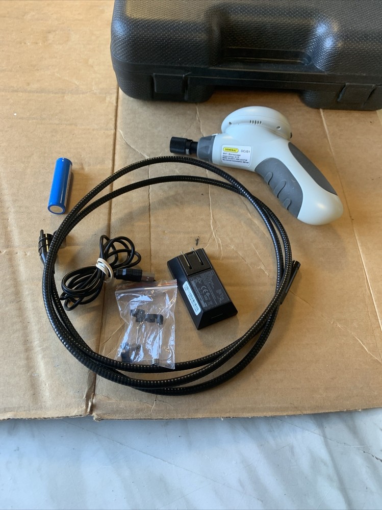 General Tools DCiS1 Wi-Fi Borescope - Real-Time Video Capture, Large Display