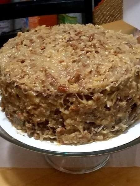 German Chocolate Cake 3 Layers