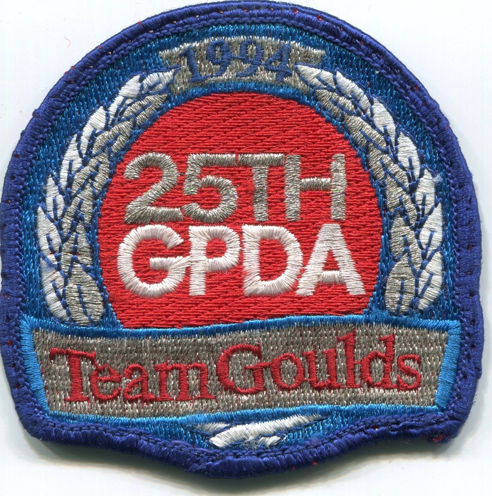 Plumbing Emblem - 25th GPDA "1994" Team Goulds Patch