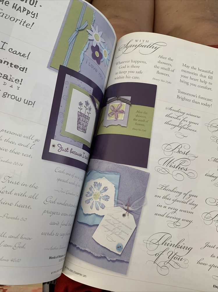 stampin up idea book catalog