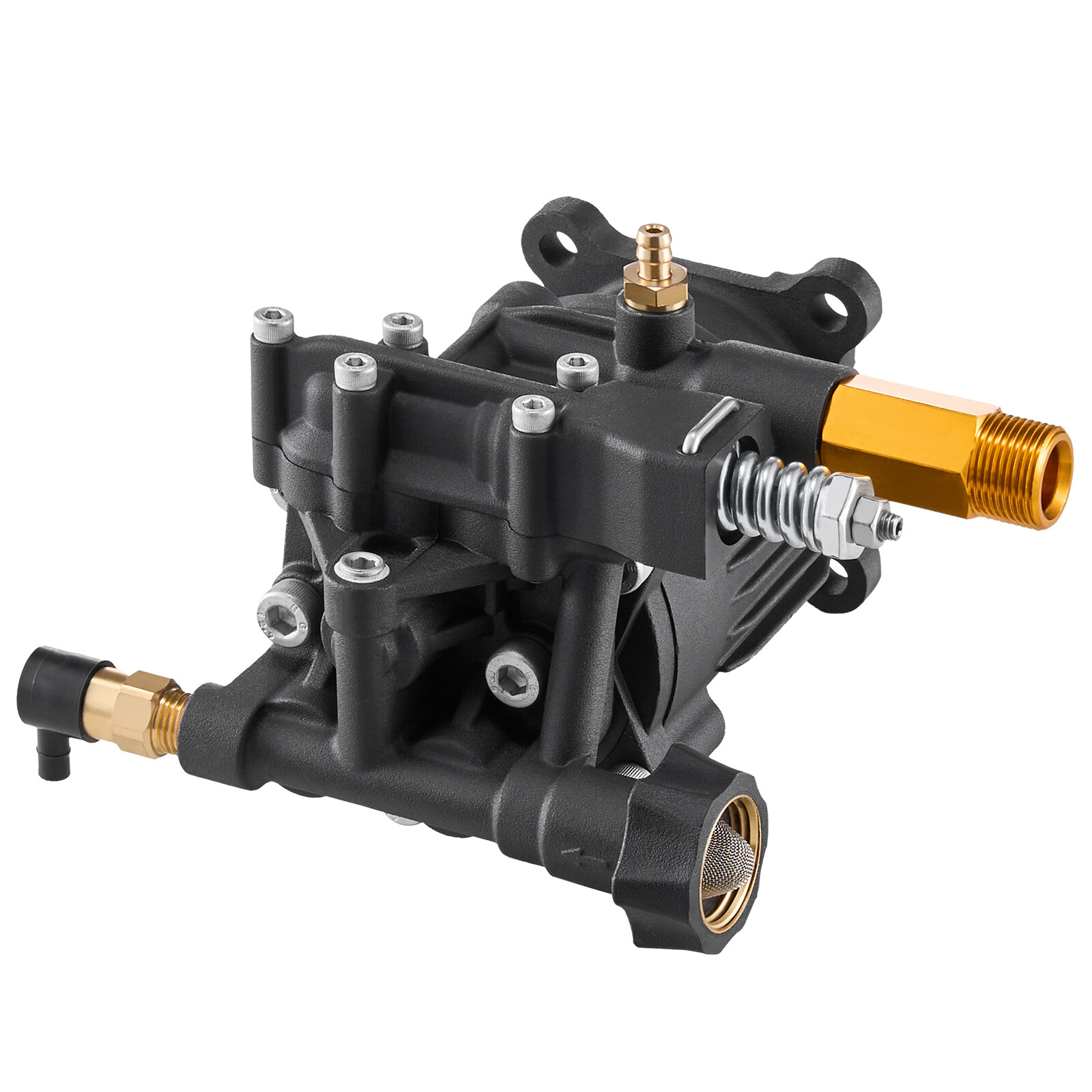 Pressure Washer Pump 3/4" Shaft Horizontal 3500 PSI 2.5GPM with 5 Nozzles