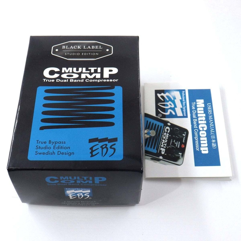 EBS Multi Comp Studio Edition Analog Compressor Tube Simulated Used