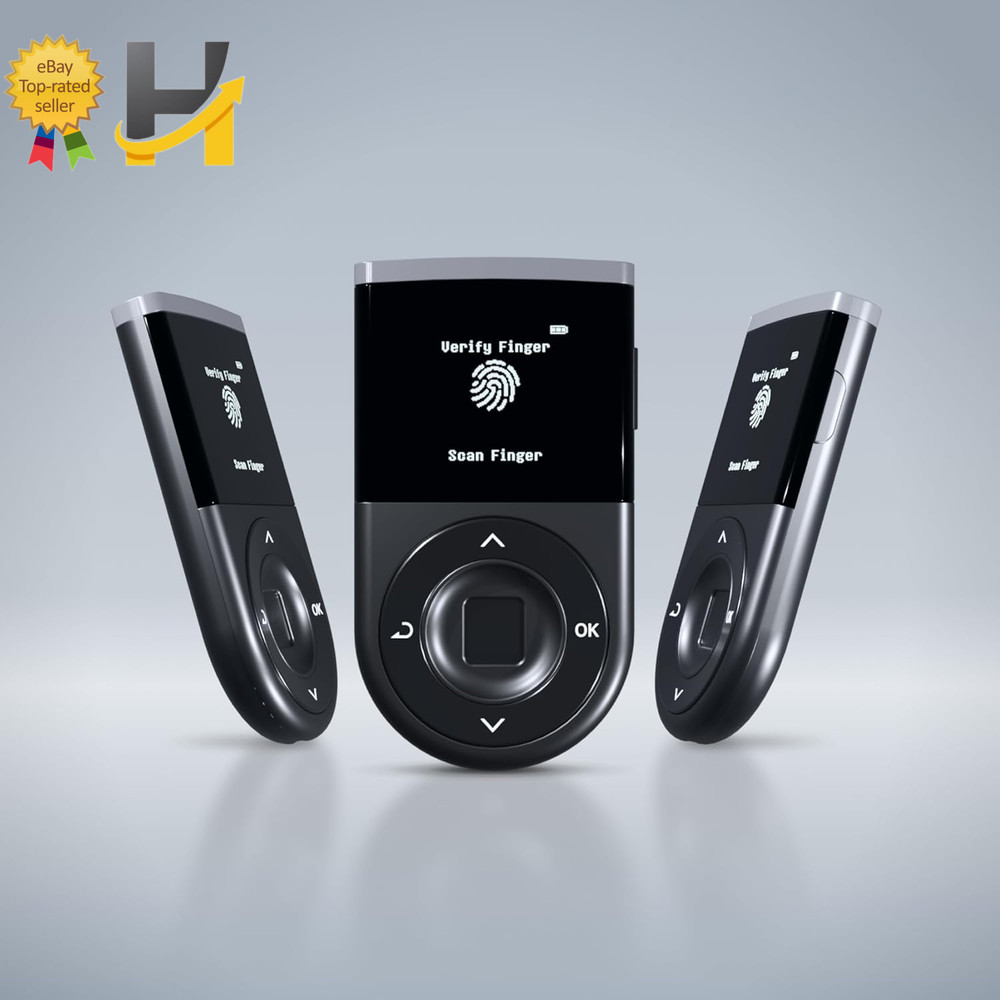 DCENT Biometric Cold Wallet – Your Keys Your Cryptos – Fingerprint