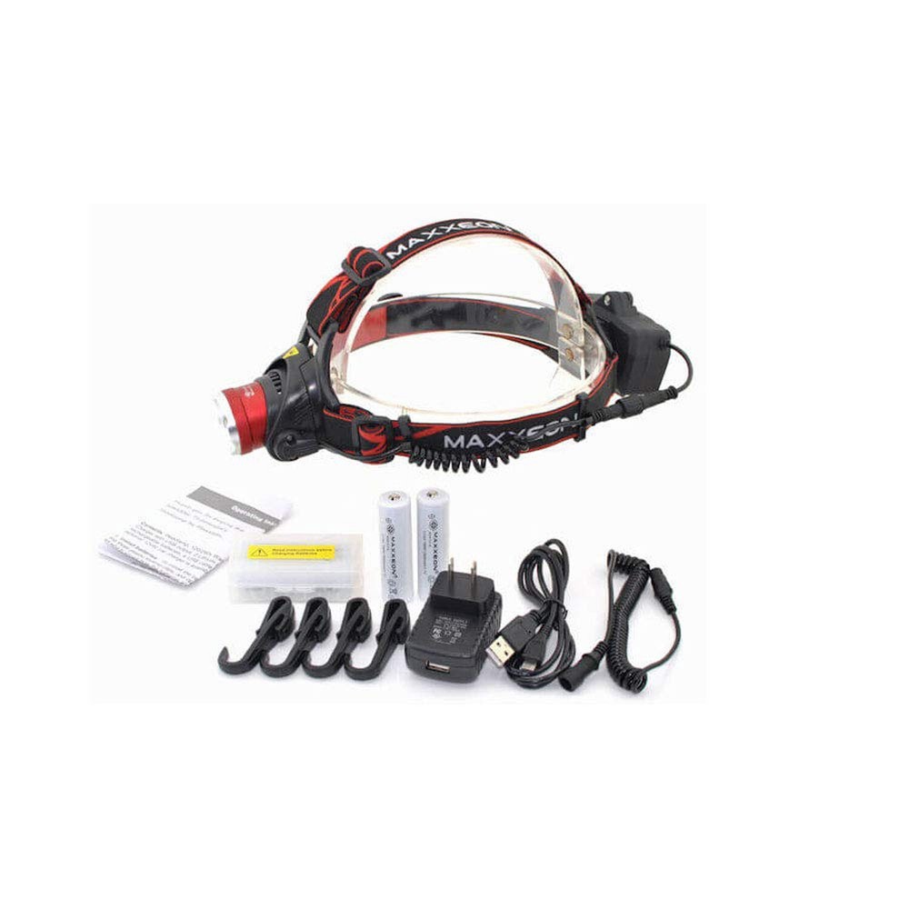 Maxxeon MXN00630 Technician's Rechargeable Workstar Headlamp - 700 Lumens - 6...