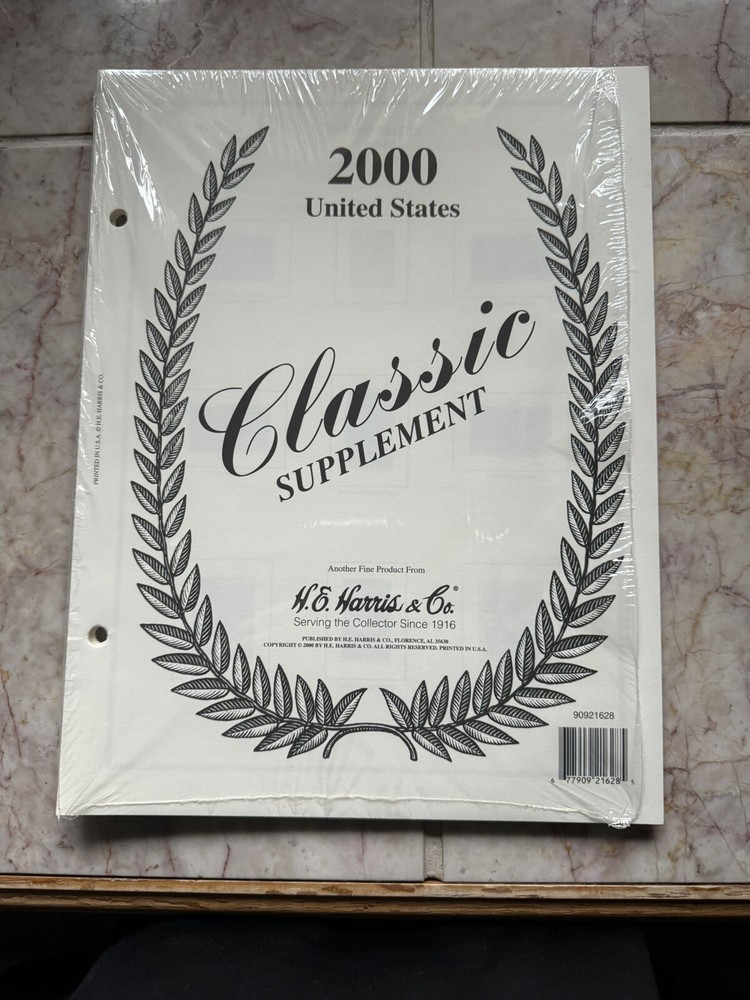 "H.E.HARRIS" 2000 United States Classic Supplement. 90921628 New!