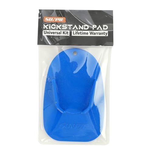 Motorcycle Kickstand Pad High-Density Kickstand Support for All Blue