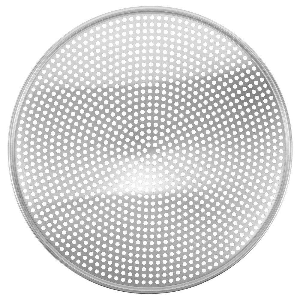 Pizza Tray for Grill Round Pan with Holes Perforated Toaster Oven