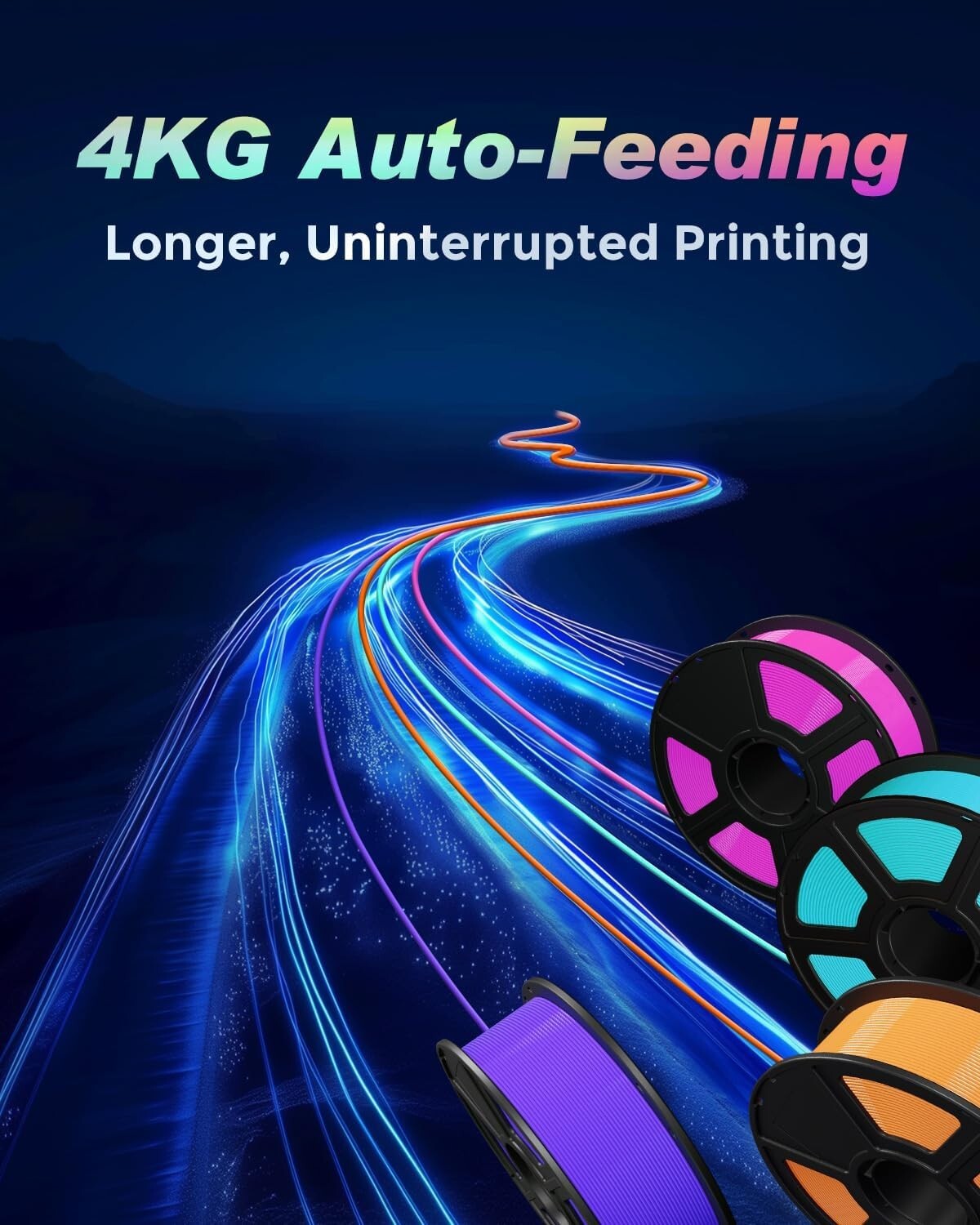 FLASHFORGE AD5X Multi-Color 3D Printer Max 600mm/s Print Auto Leveling Core XY