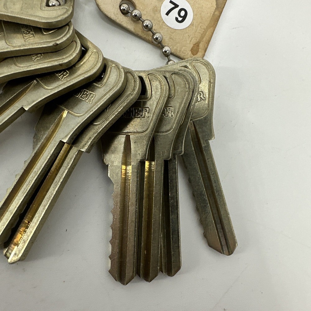 SET OF 10 WEISER 732DKS Lock Guide Master Key Set #0-9