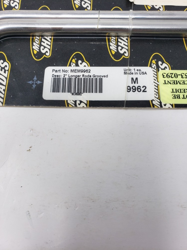 Memphis MEM9962 2" Longer Rods Grooved