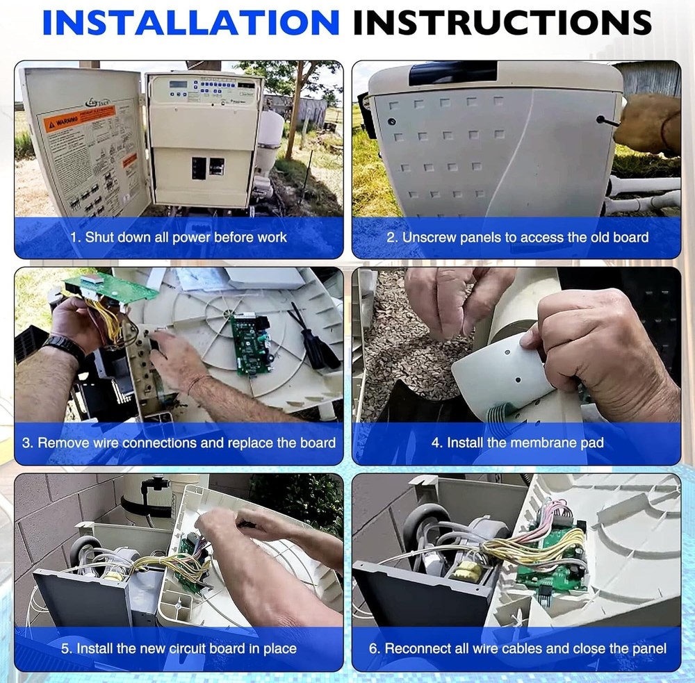 42002-0007S Pool Heater Control Board Kit - Compatible Mastertemp Max-E-Therm
