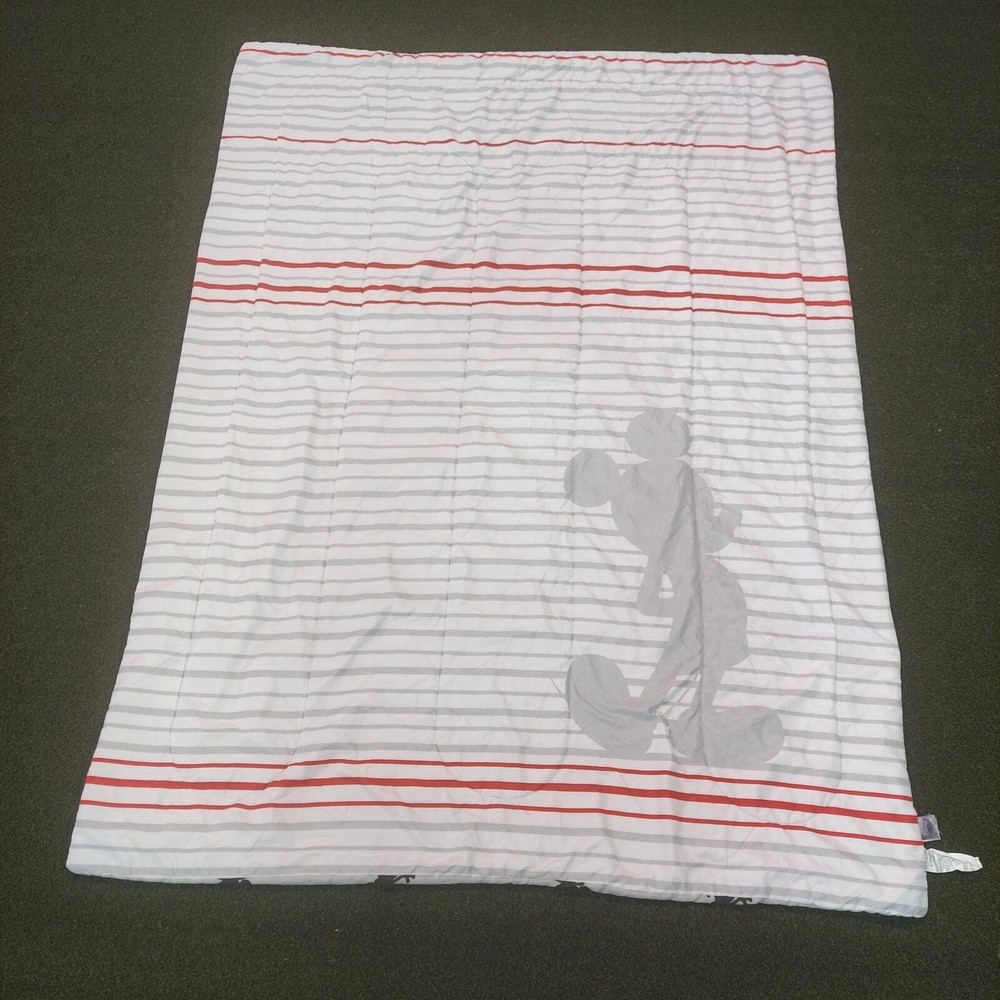 Jay Franco Disney Mickey Mouse 90th Stripe Twin Bed Comforter