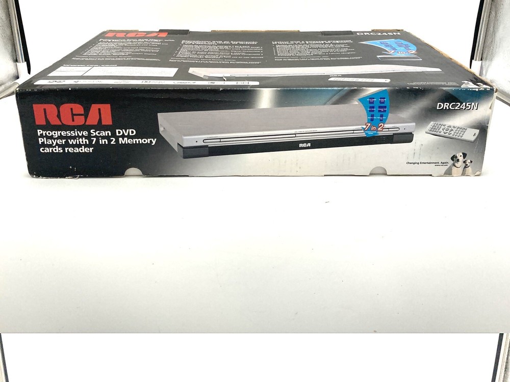 RCA dvd player DRC245N new Progressive Scan Card Reader