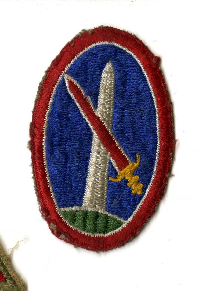 District of Washington White Back Patch WWII Vintage