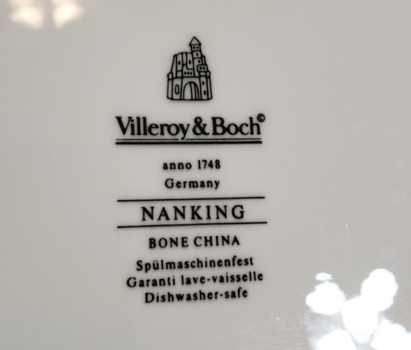 Villeroy & Boch NANKING Bone China Serving Tray / Rectangular Platter Plate