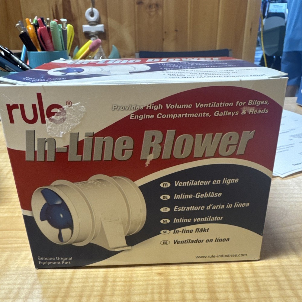 Rule 3" In-Line Blower 140