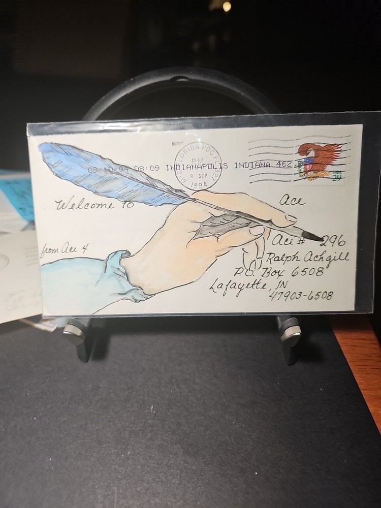 FDC SEPT 1994 ACE 4 HAND PAINT
