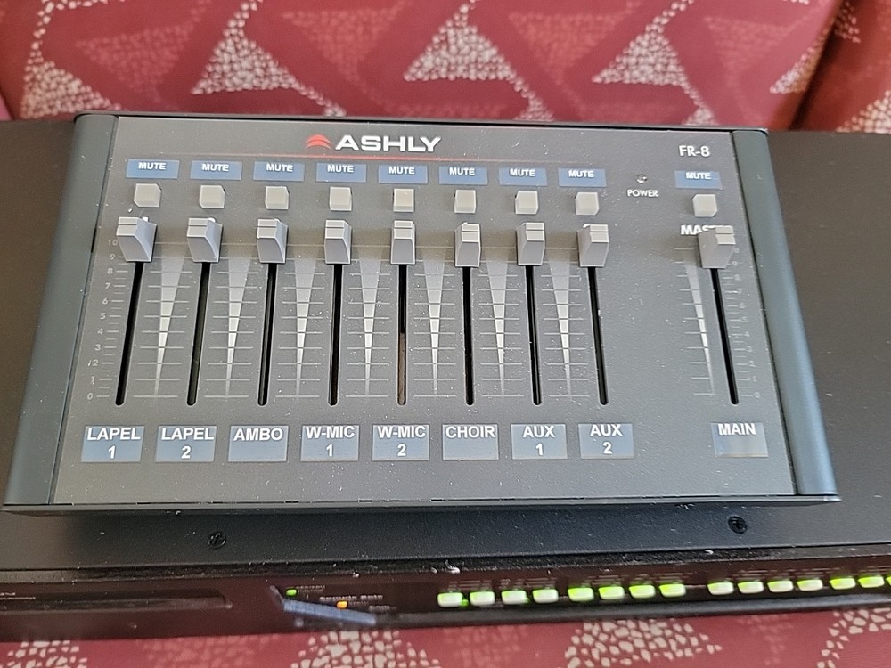 Ashly Protea ne8800 8x8 Audio Matrix Processor - Great condition And Ashly Fr-8