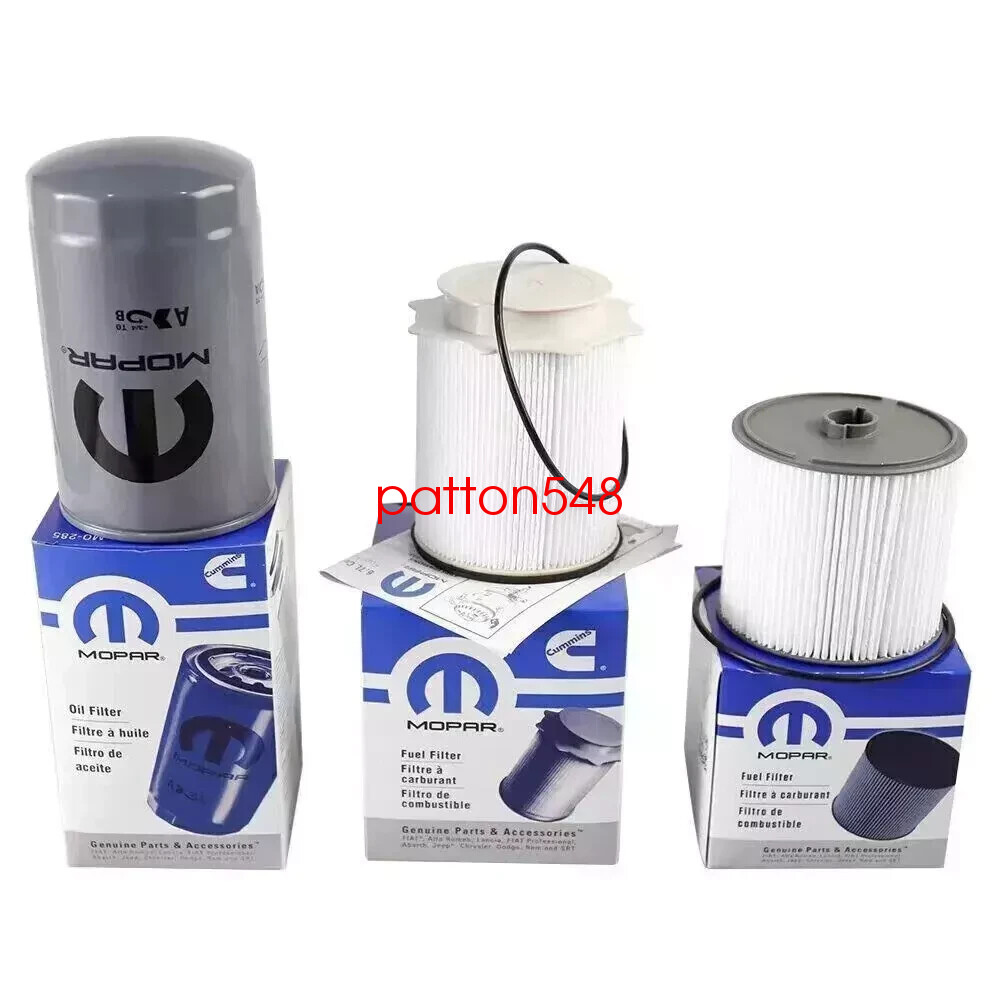 OEM-Mopar Diesel Fuel and Oil Filter  for 2019-24 Ram 2500 3500 4500 5500 6.7L
