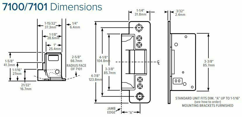 Adams Rite 7100-515-313 FAIL SAFE