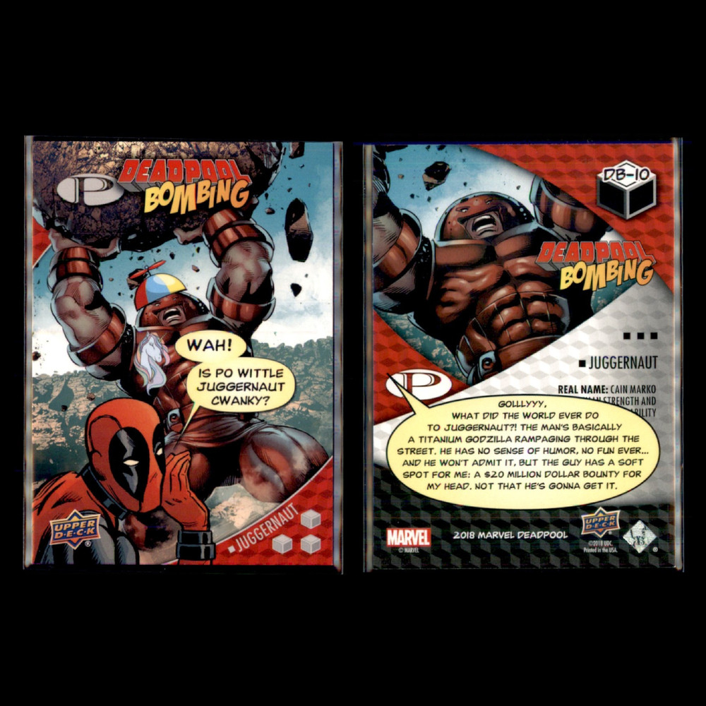 2018 Upper Deck Deadpool Bombing Complete Set 12 Marvel Cards DB1-DB12 Full Set