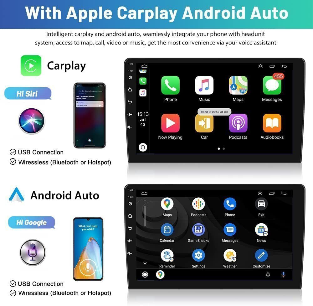9in 2+32GB Android 15 Car Stereo Radio GPS Carplay For BMW X3 E83 2004-2012