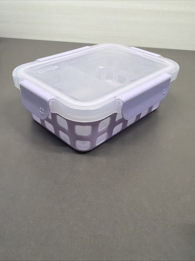 E1 Purple Ello storage container with Lid Plastic Pt8