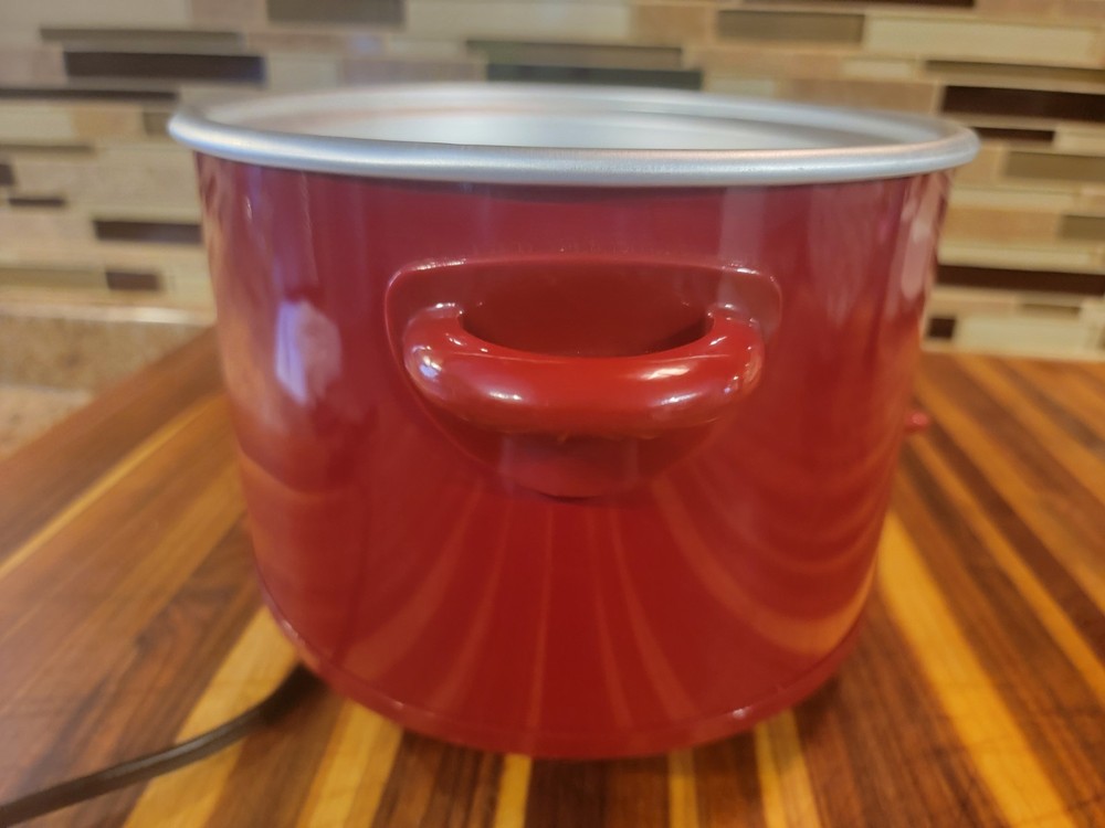 Replacement Rival Crock Pot SCV401 Base Only Tested Works - Red