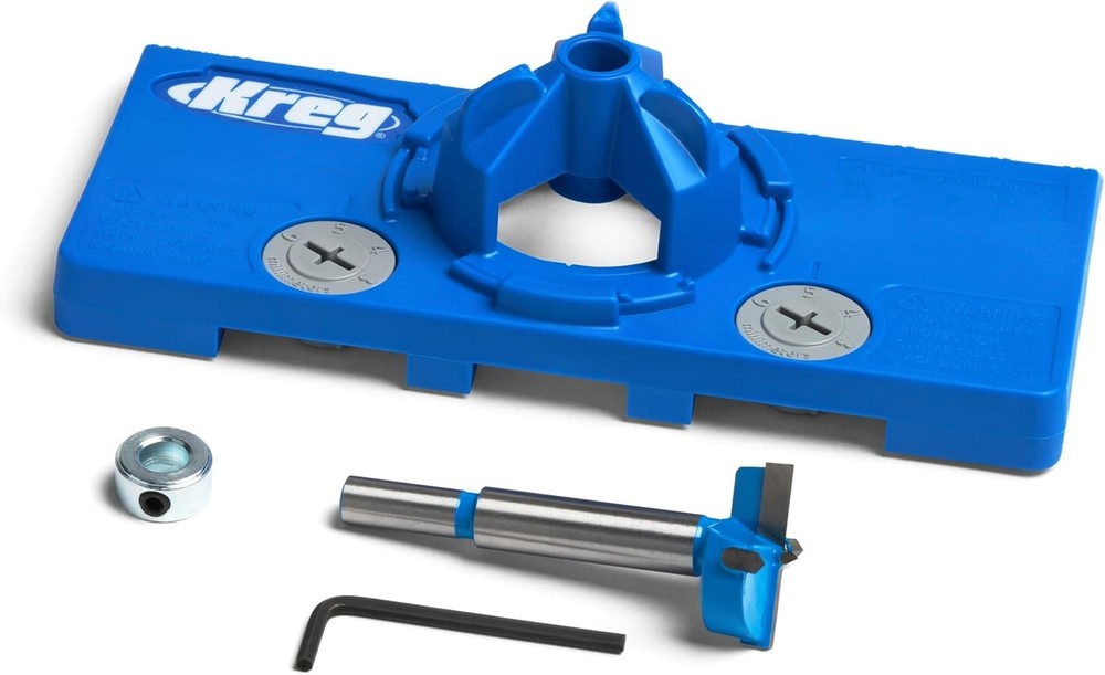 Precision Concealed Hinge Jig - 35mm Cup Drilling Tool for Perfect Installations
