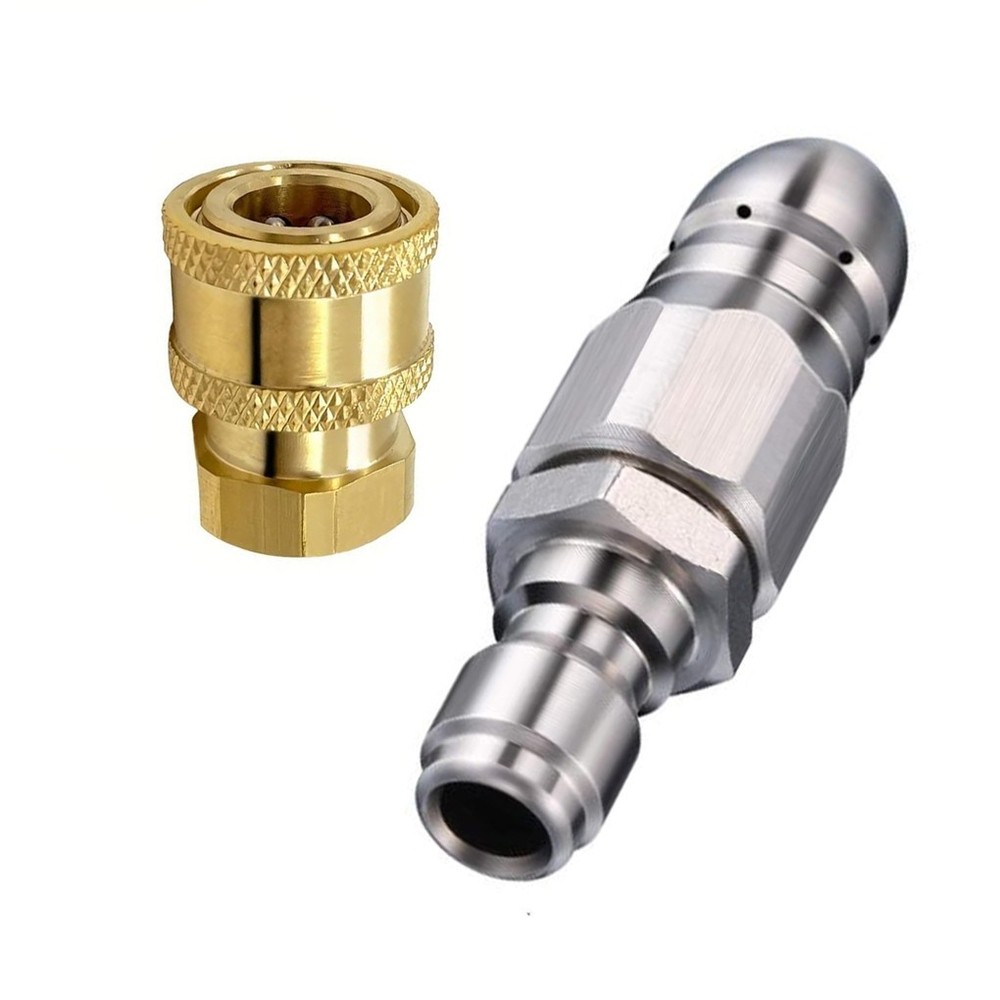 5000 PSI Nozzle Drain Cleaner Easy Connection Effective Blockage Resolution